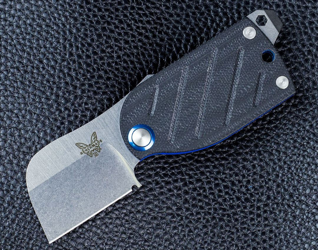 ͺţBenchmade  380 Aller Friction Folder Knife Black/Blue G-10 EDC۵